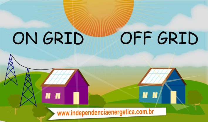 Diferença entre On grid e Off grid